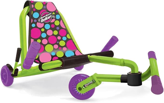 Go Kart, Swing Side-to-Side for Amazing Ride, Powered by Zig-Zag Motion, Rides on Any Hard Surface (Indoors and Outdoors)