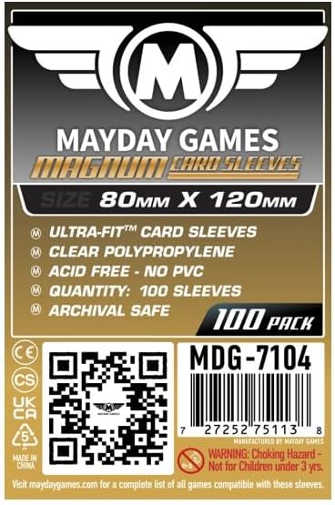 Mayday Games Tides of Madness Game Accessory- Standard Card Sleeve Bundle