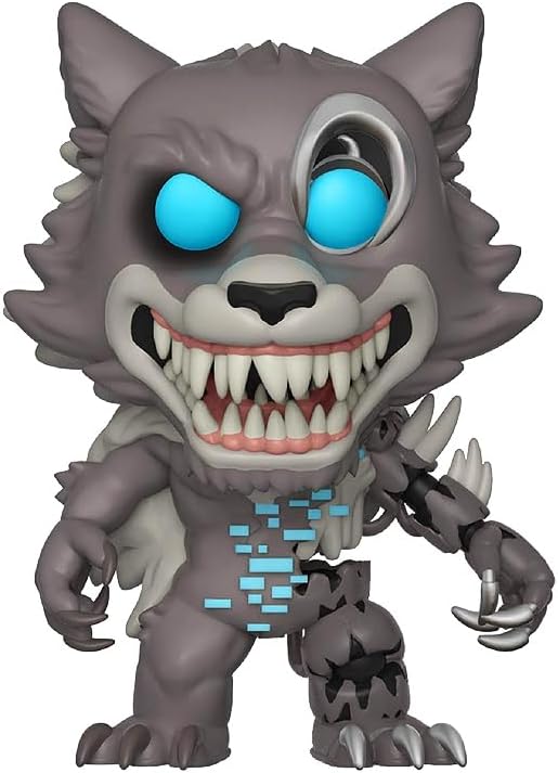 Pop Five Nights at Freddy's (FNAF) - Twisted Wolf Vinyl Figure Bundle with Compatible Funko Box Protector