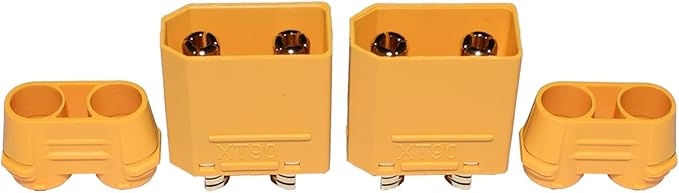 10 Pair XT90H XT90 Connector with Solder Point Cover Cap for RC Lipo Battery Motor, RC Charger RC Car Truck