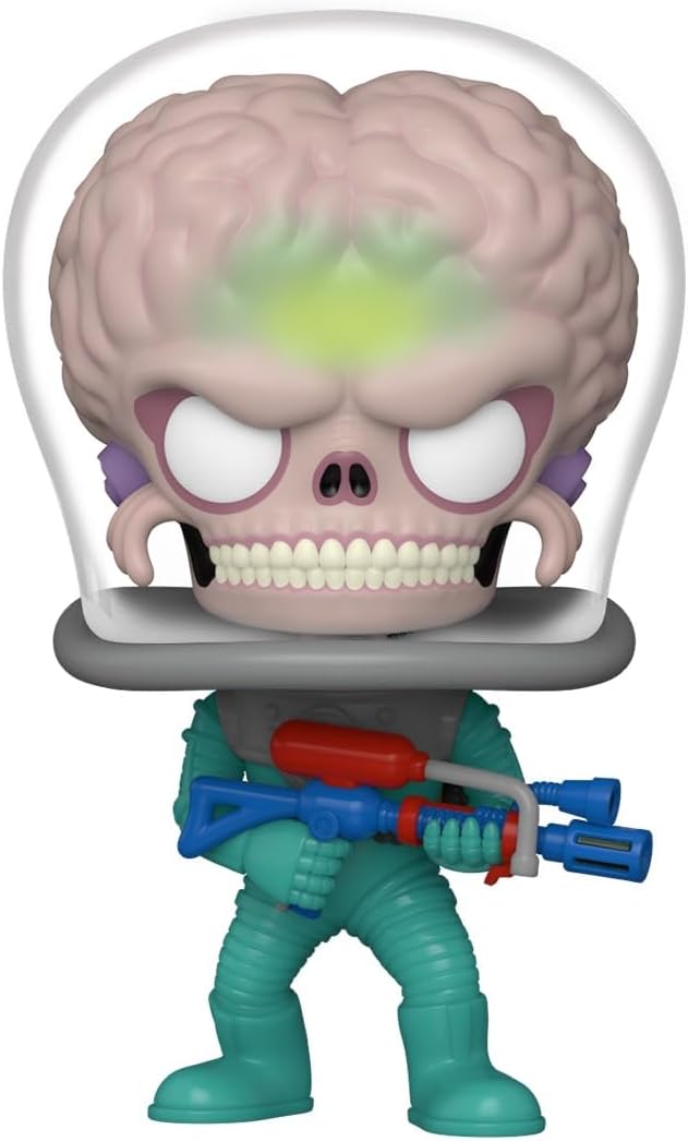 Funko Pop Movies: Mars Attacks - Martian Alien Soldier - Mars Attacks Film - Collectable Vinyl Figure - Gift Idea - Official Merchandise - Toys for Kids & Adults - Sci-Fi Fans