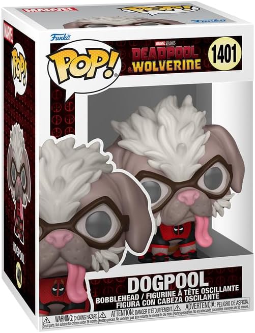 POP! Marvel - Deadpool & Wolverine: Dogpool #1401 Bundled with Compatible Box Protector Case