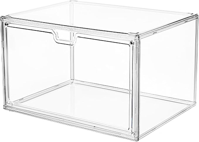 Display Case for Collectible Action Figures And Toy Large Storage Organizers Box With PET Easy Assembly