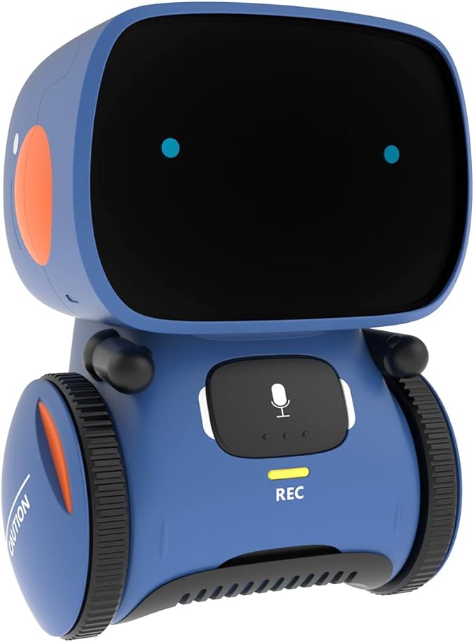 98K Robot Toys for Boys and Girls, Touch and Voice Control Robots Interactive Smart Talking Robots Intelligent Partner and Teacher with Singing, Dancing, STEM Toy Gifts for Kids Age 3 and Up