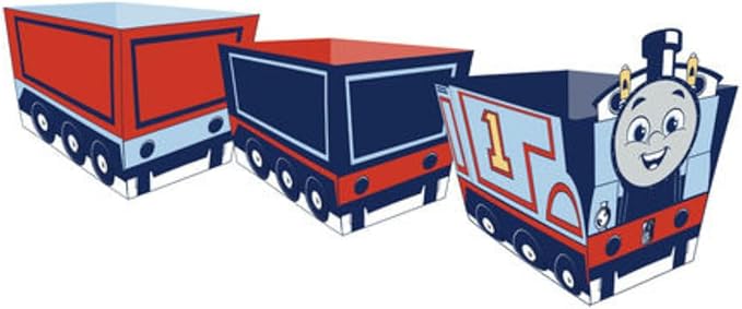 Bonjour Fete THOMAS & FRIENDS Centerpiece - Table Decorations for Birthdays - THOMAS & FRIENDS Train Themed Centerpiece - Birthday Party Supplies - Includes Numbered Sticker Sheet (6 Pieces)