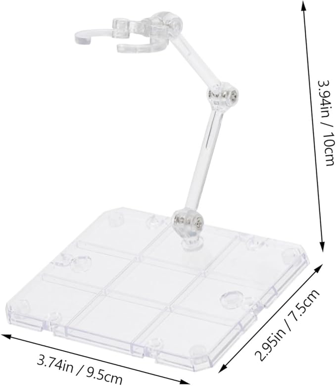 iplusmile Action Figure Stand Accessories: Effects Assembly Display Holder Base Doll Model Support Stand Compatible with HG RG SHF Stand 1/144, Blue