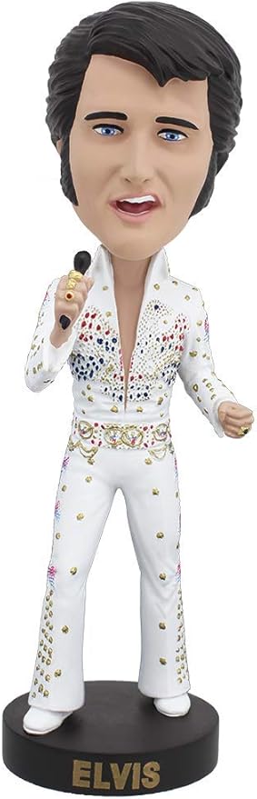 Royal Bobbles Elvis Presley Aloha from Hawaii Collectible Bobblehead Statue