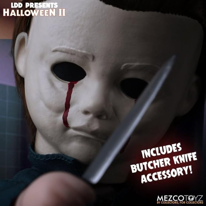 Mezco Toyz Living Dead Dolls LDD Presents Halloween II (1981) Michael Myers Figure