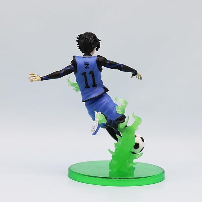 2pcs Anime Figure Bachira Meguru Isagi Yoichi Action Figure Statue PVC Character Handmade Model Desktop Decoration Collectibles