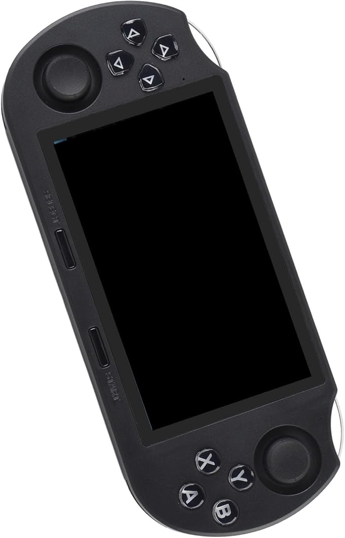 Handheld Video Game Console, 2GB RAM 64GB Memory 4.5 Inch 854x480 Screen 14 Emulators, Dual Rocker, Key Mapping, 2 Player Function, 5-7 Hours Battery Life