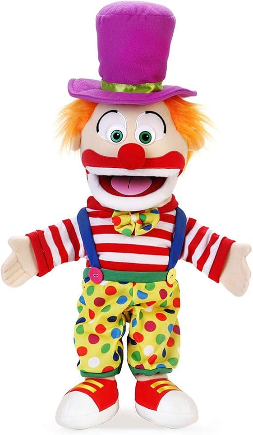 14" Clown, Hand Puppet