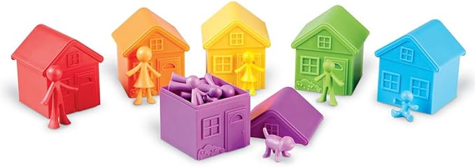 Learning Resources All About Me Sorting Neighborhood - Montessori Preschool Activities, Social Emotional Learning, Color Sorting and Counting , Fine Motor Toys, Gifts for Boys and Girls