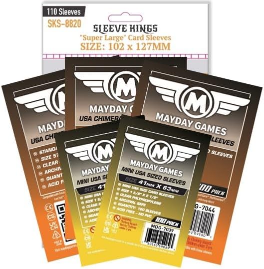 Mayday Games Eldritch Horror: Mountains of Madness Game Accessory- Standard Card Sleeve Bundle
