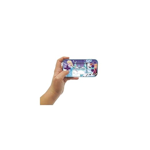Lexibook Disney Frozen Elsa, Compact Cyber Arcade®, Portable Gaming Console, 150 Games, LCD Color Screen, Battery Operated, Blue, JL2367FZ