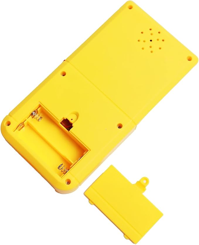 New Large Screen Brick Game Console Green Backlight Built-in 23 Multi-Mode Block Games Classic Nostalgia Puzzle Speed and Difficulty can be Adjusted Suitable as a Gift for Kids (Yellow)
