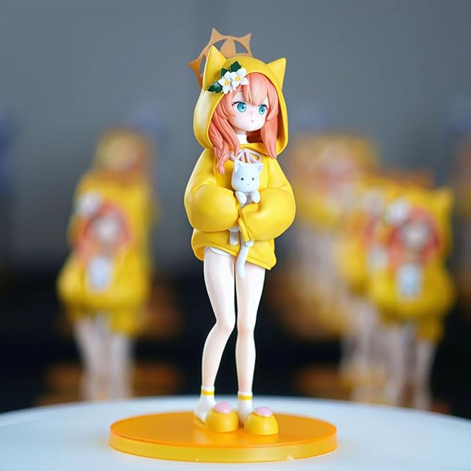 Iochi Mari Figure Model Anime Girl Figure Yellow Costume Styling 8.27" Standing Pose Iochi Mari Action Figures Collections Desktop Ornaments