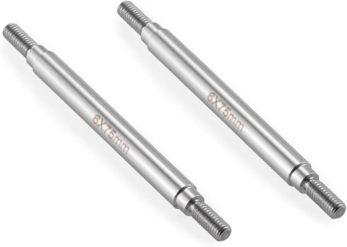 RC Spare Part for Axial for SCX10 II 90046 for TRX-4 D90 1/10 Linkage Set Link Rod M4 6x50-155mm RC Crawler Car Upgrade Parts Modification Accessories(75mm)