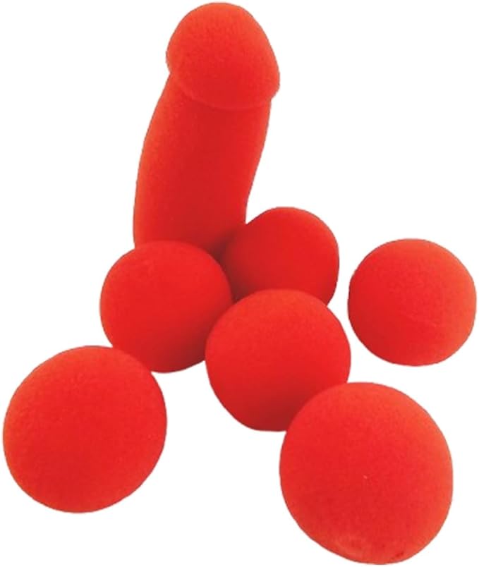 Banana Prank Sponge,with 4 Red Balls Funny Magic Trick Gimmick Props for Adults,Stage Magic Accessories Parties,Imagination Stimulating Gimmick Accessories