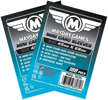 Mayday Games Dice City Game Accessory- Standard Card Sleeve Bundle