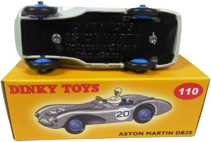 OPO 10 - Dinky Toys DeAgostini car Compatible with Aston Martin DB3 S Gray - 110