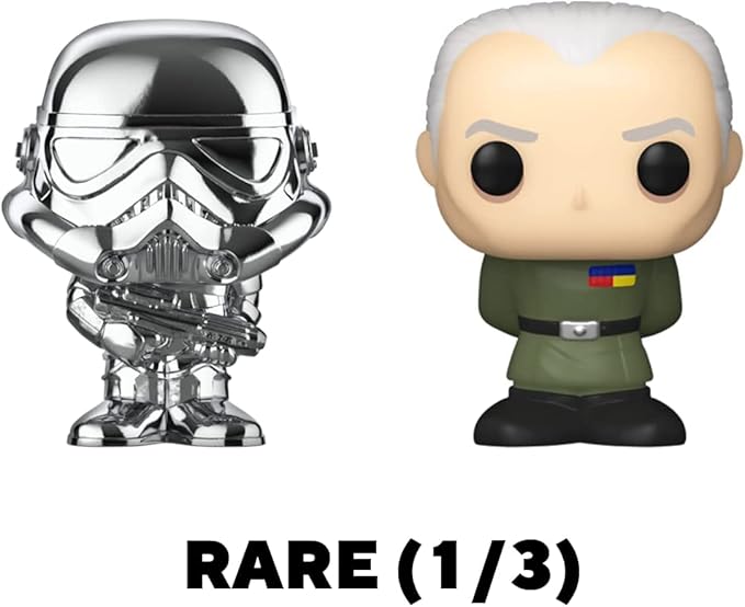 Funko Bitty POP! Star Wars - Luke, 4-Pack - Luke Skywalker, OBI-Wan Kenobi, Jawa and A Surprise Mystery Mini Figure - 0.9 Inch (2.2 Cm) Collectable - Stackable Display Shelf Included - Gift Idea