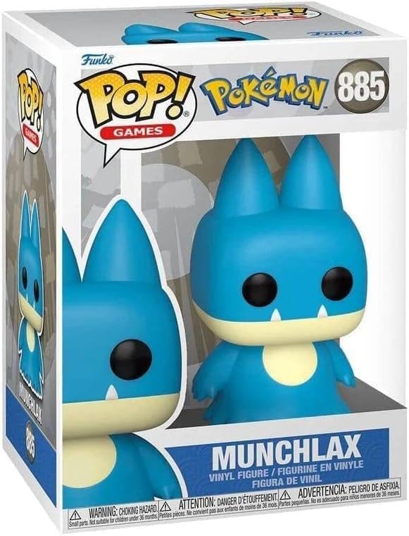 Funko Pop Games: Pokemon - Munchlax - Collectable Vinyl Figure - Gift Idea - Official Merchandise - Toys for Kids & Adults - Video Games Fans - Model Figure for Collectors and Display