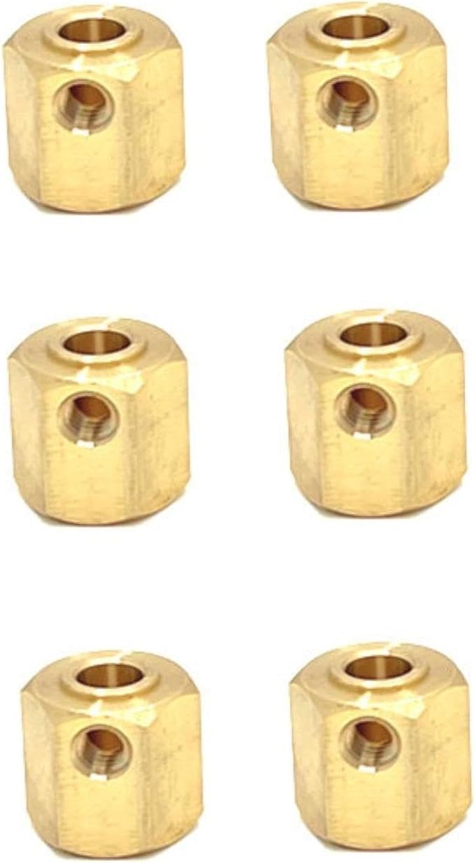 RC Car Wheel Hexes Remote Control Car Widened Combiner Remote Controlled Vehicles Accessories, Replacement Drive Adapter, 6x6 No Output Shaft