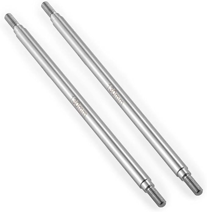 RC Spare Part for Axial for SCX10 II 90046 for TRX-4 D90 1/10 Linkage Set Link Rod M4 6x50-155mm RC Crawler Car Upgrade Parts Modification Accessories(130mm)