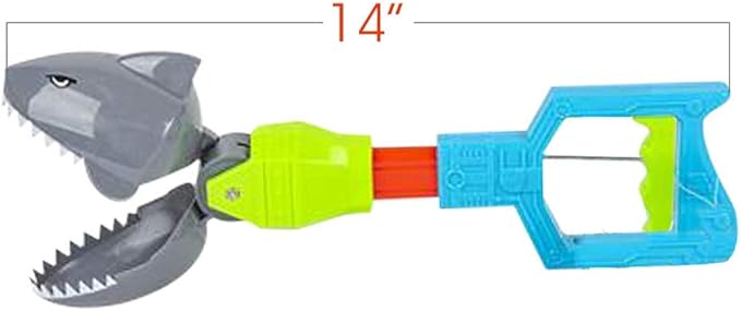 ArtCreativity Shark Robot Hand, 1 PC 14 inches Cool Shark Grabber, Creature Reacher Toy for Kids, Durable Plastic Animal Grabber, Sea Creature Birthday Gift or Party Favors for Boys and Girls