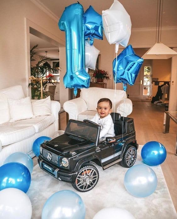 Navy Blue 5 Balloon, Number Balloon 40 Inch, Blue Party Supplies, 5th Birthday Balloon Decorations, 5 Number Balloons, Number 5 Balloon