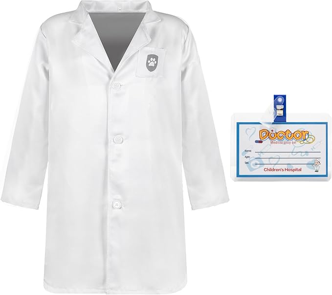 Kids Nurse Costume Doctor Costume Dentist Costume For Kids Play House Pretend Play Dress Up Party