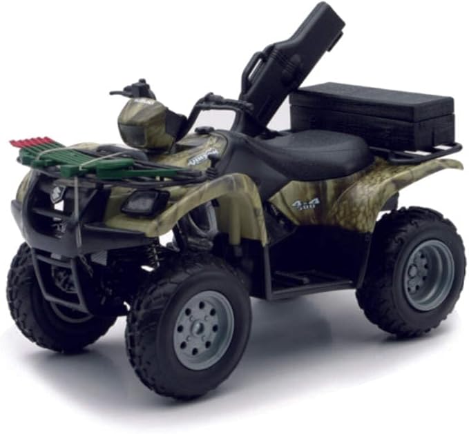 New-Ray 1:12 scale Suzuki Vinson Camo Hunting ATV die cast toy