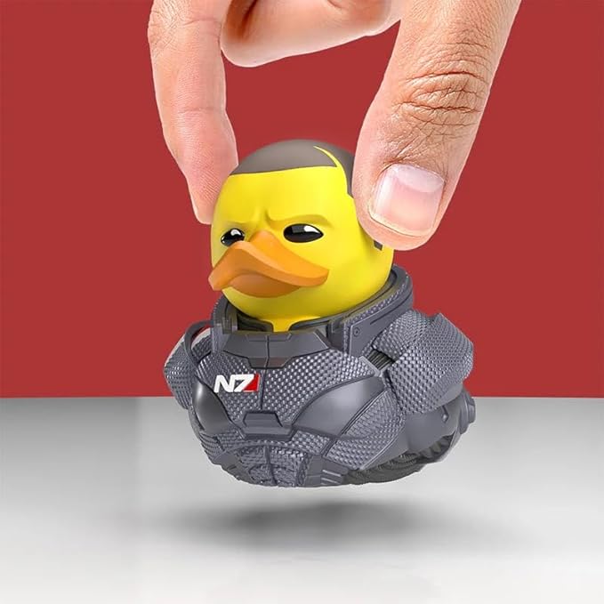 TUBBZ Mini: Mass Effect - Male Commander Shepard Cosplaying Rubber Duck Vinyl Figure
