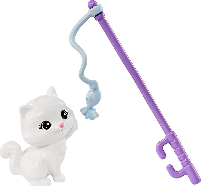 Barbie Kitty Condo Doll & Pets, Cat Tree Toy Playset with 5 Kitten Figures & Accessories