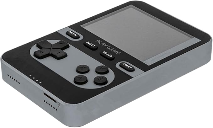 Kastar Handheld Retro Video Game Console with 500 Classic Mini Games, 3.5" IPS Display, Built-in Rechargeable Battery, Portable Gaming Device [Color: Gray]