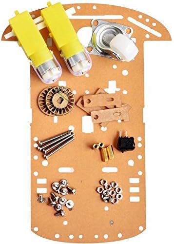DIY Programmable 2WD Smart Robot Car Chassis Kit with Motor Speed Encoder for Kids to Learn Arduino, Coding, Robotics, and Electronics