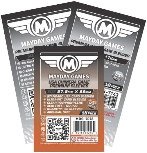 Mayday Games Courtisans -Premium Compatible Card Sleeve Bundle