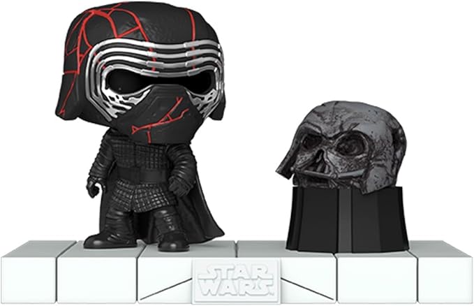 Funko Pop Deluxe: Star Wars: Star Wars Darkside - Kylo Ren with Darth Vader's Helmet - Collectable Vinyl Figure - Gift Idea - Official Merchandise - Toys for Kids & Adults - Sci-Fi Fans