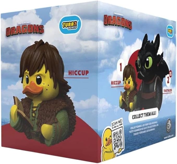 TUBBZ Boxed Edition: How to Train Your Dragon - Hiccup Cosplaying Rubber Duck Vinyl Figure