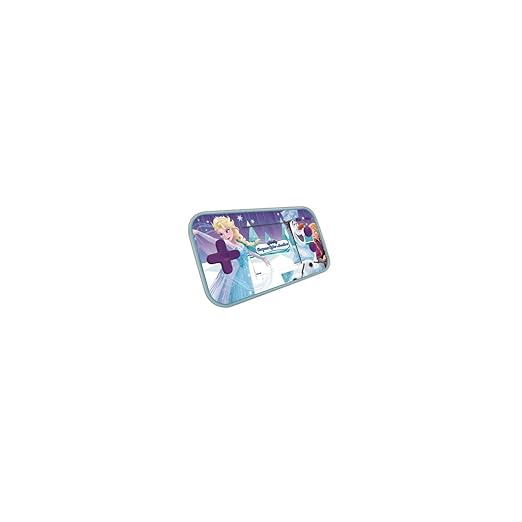 Lexibook Disney Frozen Elsa, Compact Cyber Arcade®, Portable Gaming Console, 150 Games, LCD Color Screen, Battery Operated, Blue, JL2367FZ