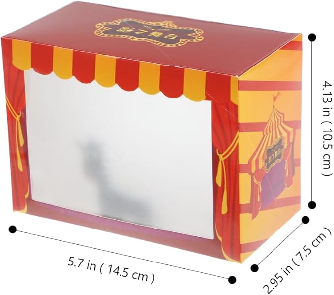 TOYANDONA DIY Puppet Show Craft Sets for Kids Puzzle 1 Set Mini Shadow Puppet Theater Shadow Puppets Puppet Theatre for Kids Puppets for Plaything DIY
