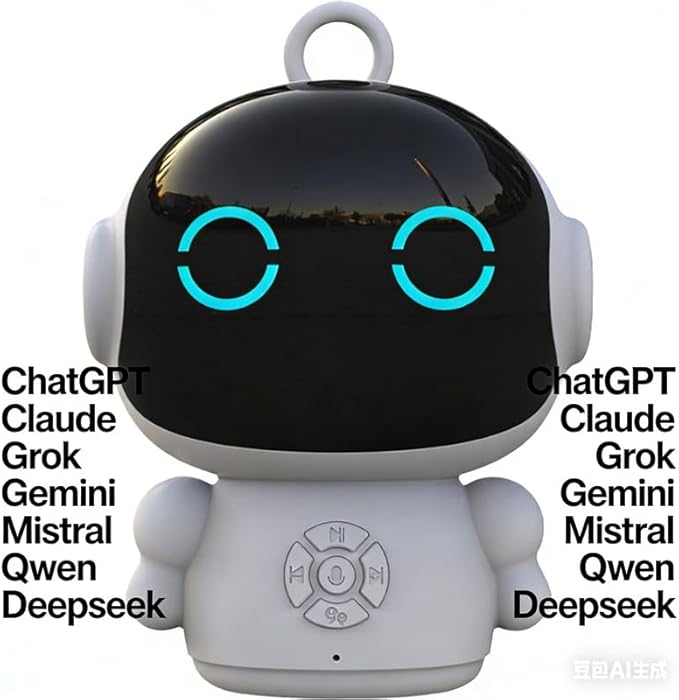 AI Smart Learning Companion - Intelligent Voice Interaction Robot with Multi-Model AI Chat (ChatGPT, Claude, Gemini, Deepseek), Early Education & Emotional Support Robot