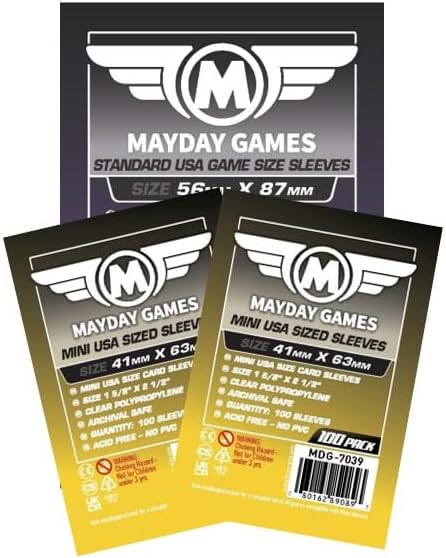 Mayday Games Luthier Compatible Standard Card Sleeve Bundle