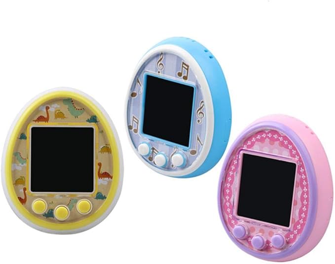 Electronic Pet Game Machine, Pets Game Machine Handheld Virtual Pet Toy for Children and Adults, USB Charging