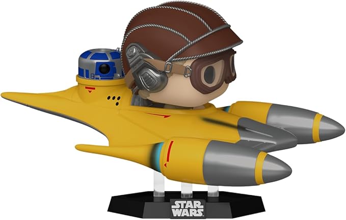 Funko POP! Ride Deluxe: SW - Anakin in Naboo Sarfighter with R2-D2 - Star Wars - Collectable Vinyl Figure - Gift Idea - Official Merchandise - for Kids & Adults - Movies Fans