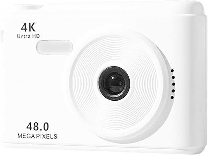 720P Electronic Camera for Children 48MP Photo 4K Video Registering Scratch Immune Display 16X Enlarge Multiple Color Sieves Electronic Toy Camera Gift