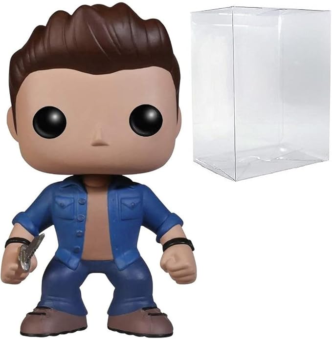 POP Supernatural - Dean Winchester Funko Vinyl Figure (Bundled with Compatible Box Protector Case), Multicolored, 3.75 inches