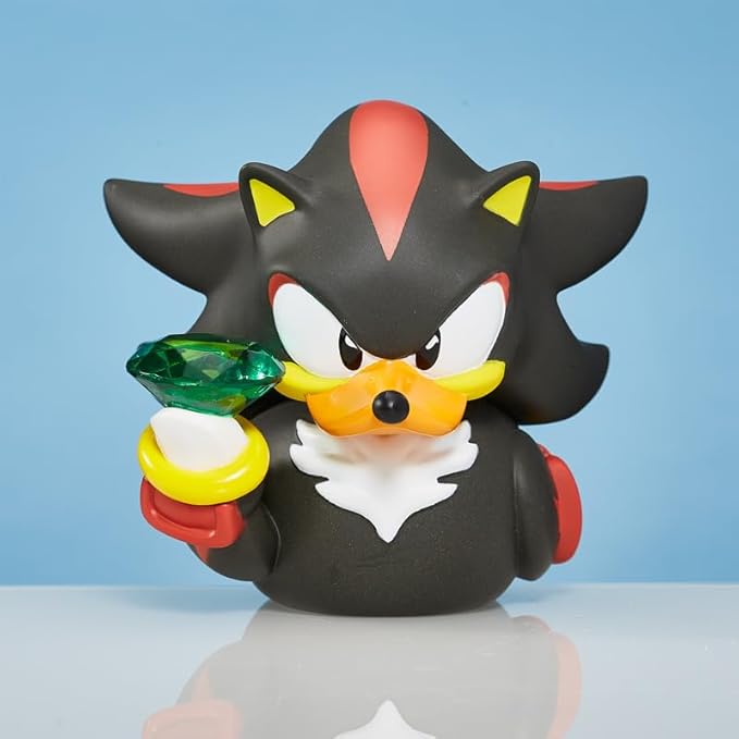 TUBBZ Boxed Edition Shadow Collectible Vinyl Rubber Duck Figure - Official Sonic The Hedgehog Merchandise - Action TV, Movies & Video Games