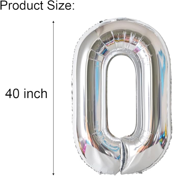 Happy Birthday Balloon Banner 40 inch 16 Balloon Number 16 Inch Happy Birthday Letters Balloons Silver Foil Mylar Balloons for 16th Birthday Decorations Party Supplies