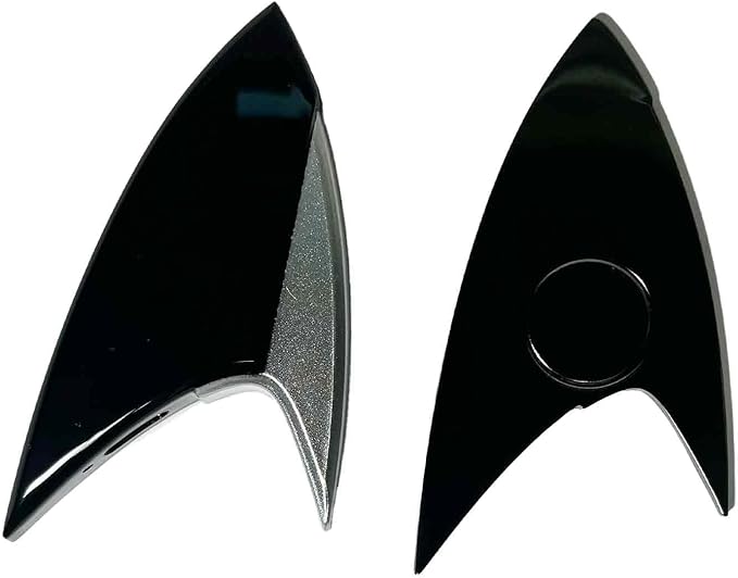 FAMETEK Star Trek Section 31 Bluetooth ComBadge with Chirp Sound Effect, Star Trek Communicator Badge